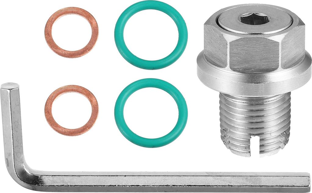 1 Set Vis Vidange M14.1-1.25 x 15mm Voiture Bouchon Carter Image du produit 