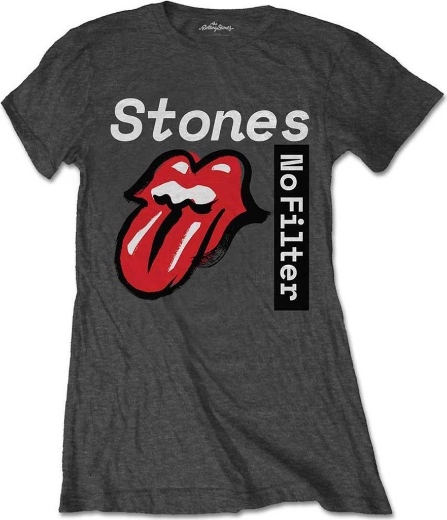 The Rolling Stones - "No Filter" T-Shirt für Damen RO228 (XL) (Anthrazit)