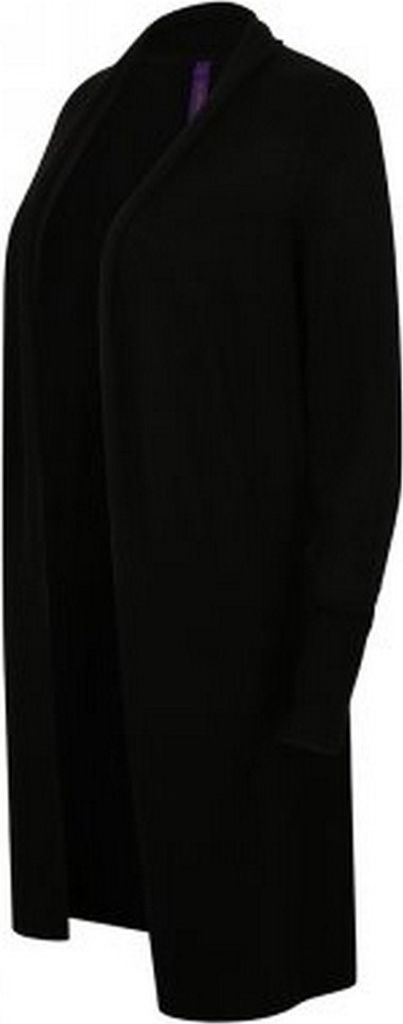 Henbury - Strickjacke für Damen PC2960 (4XL) (Schwarz)