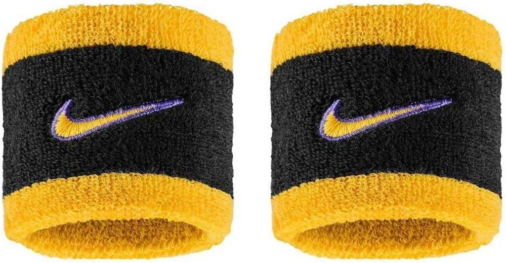 Nike Accessories Swoosh Classic Handgelenkband 2 Einheiten Schwarz Schwarz One Size