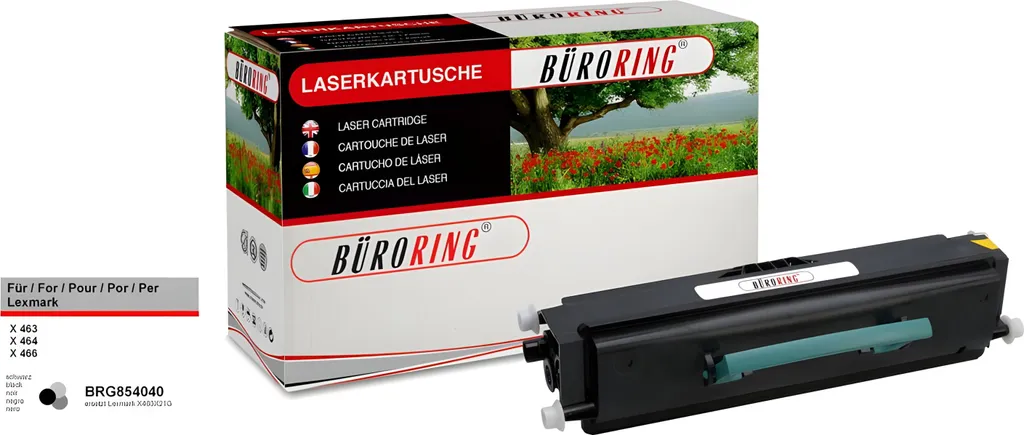 Remplacer toner Lexmark X463 x21G noir capacité 15000 pages fiable