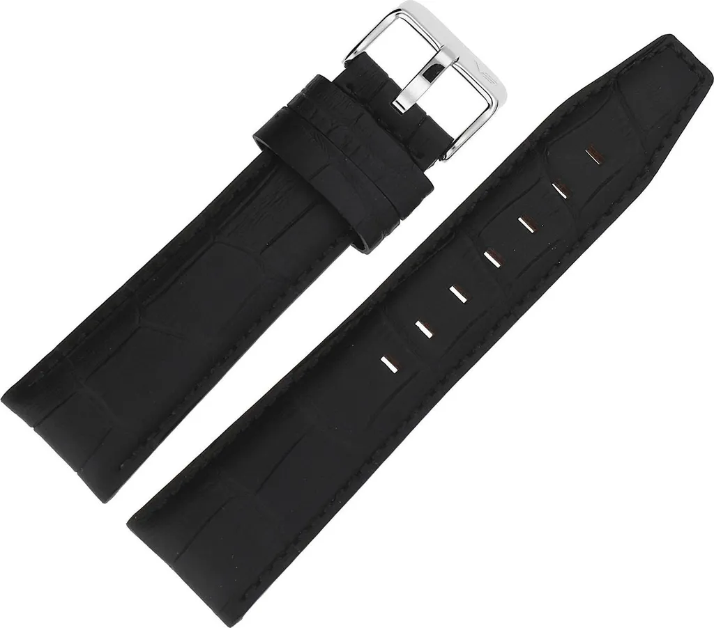 Remplacer Bracelet Montre Gaz-14 : Cuir Noir A595 Durable et Chic