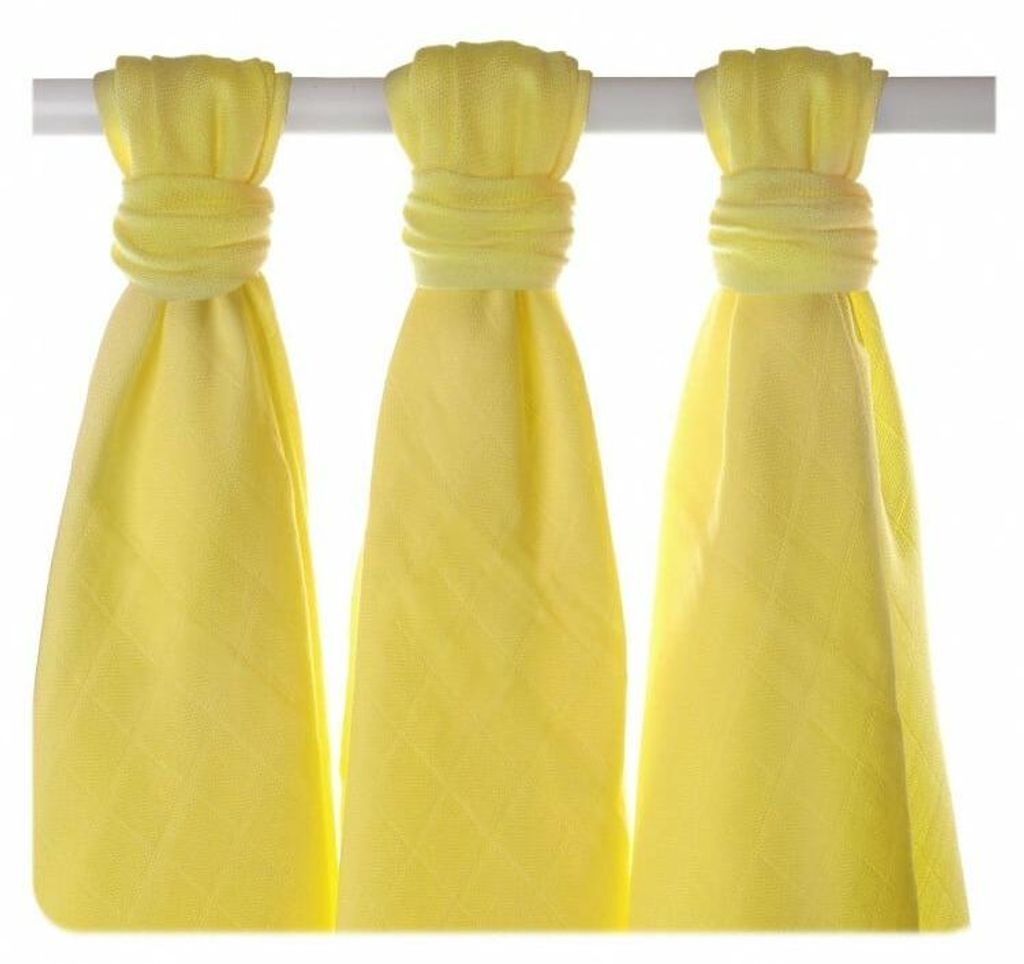 XKKO BMB Bambusová plienka  Colours 70x70 - Lemon (3ks) Obrázok produktu 