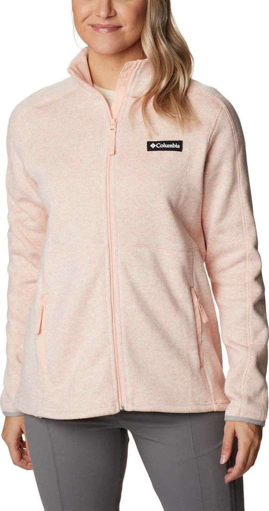 COLUMBIA W Sweater Weather Full Zip Peach Blossom Heather XL