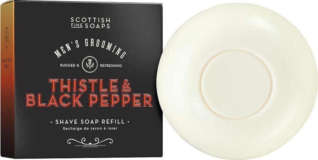 Scottish Fine Soaps Rasierseife Thistle & Black Pepper 100g