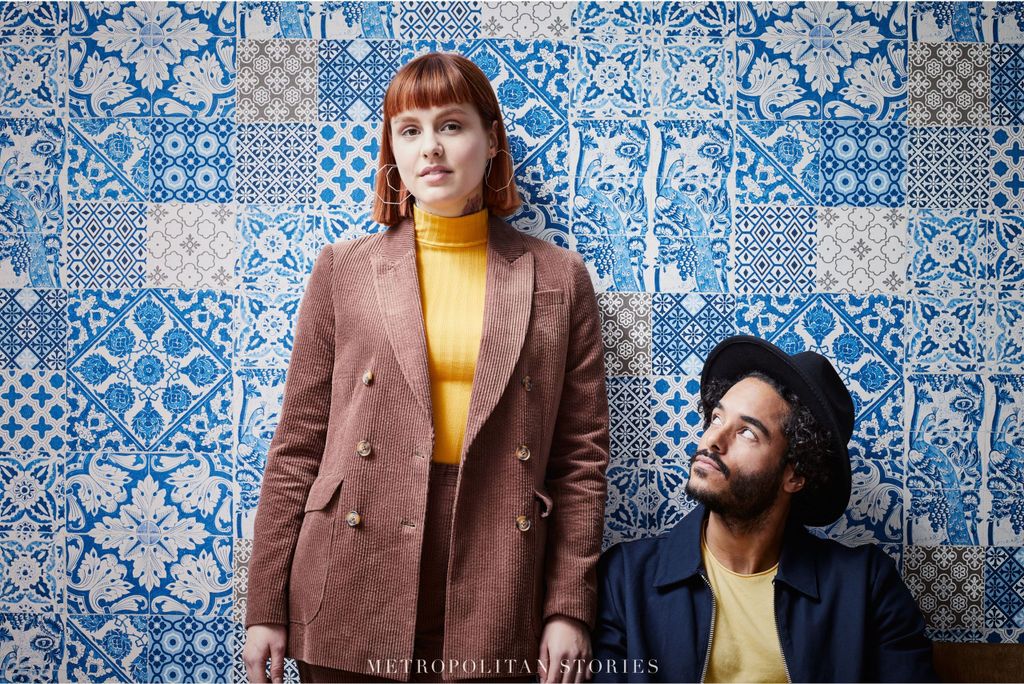 Livingwalls Fliesentapete Metropolitan Stories Anke & Daan Produktbild 4