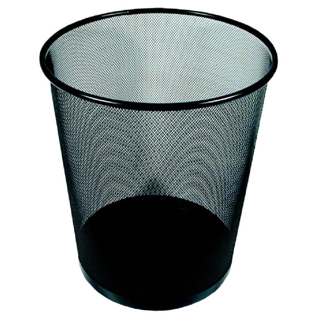 Koš odpadkový drátěný 12l. černý