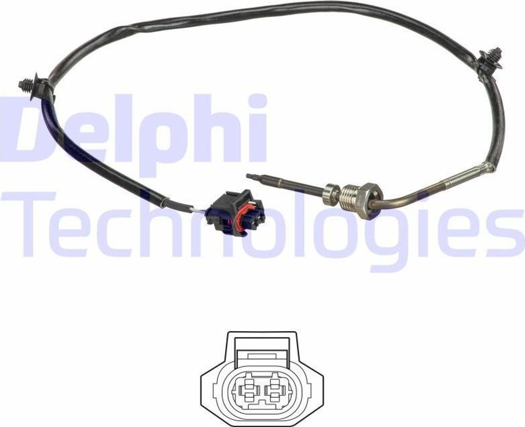 DELPHI TS30226 Abgastemperatursensor OE 25183665 kompatibel mit Antara