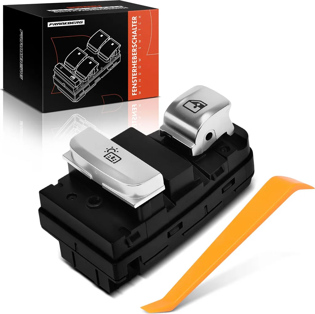 Bouton Lève-vitre ABS Noir pour BMW Série 6 G32 - Pièce de Rechange Durable
