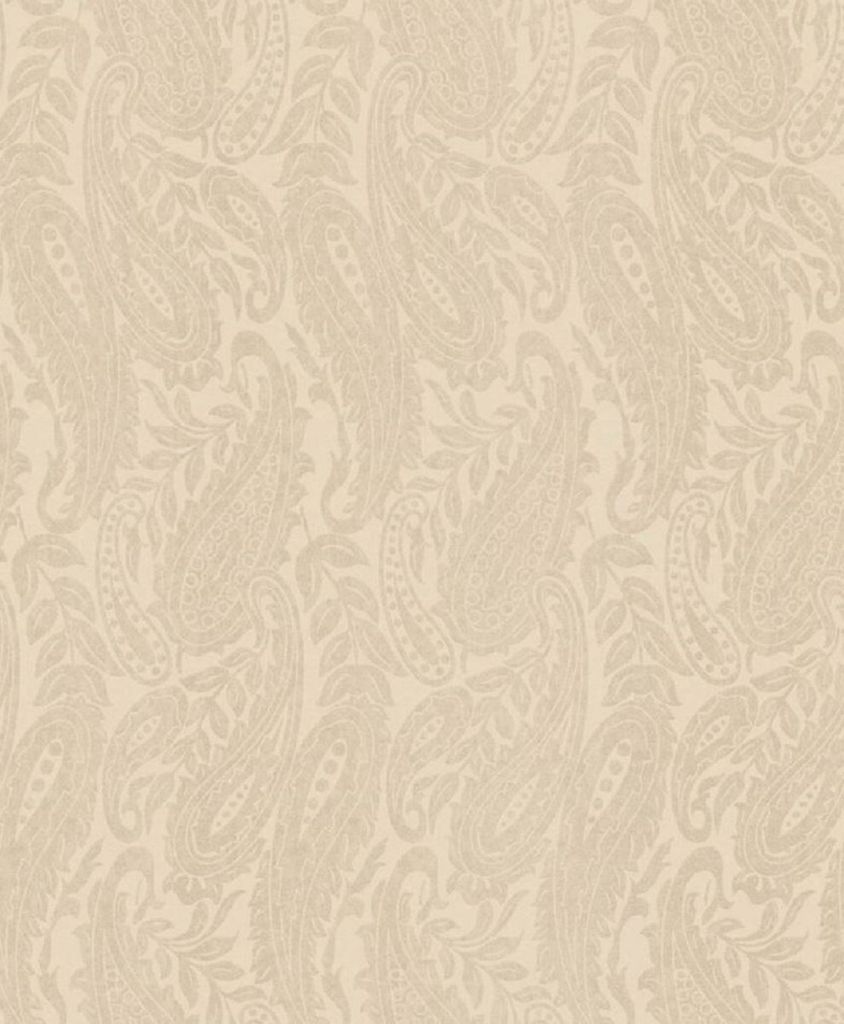 Casa Padrino Barock Wohnzimmer Tapete Creme / Beige 10,05 x 0,53 m - Hochwertige Textiltapete