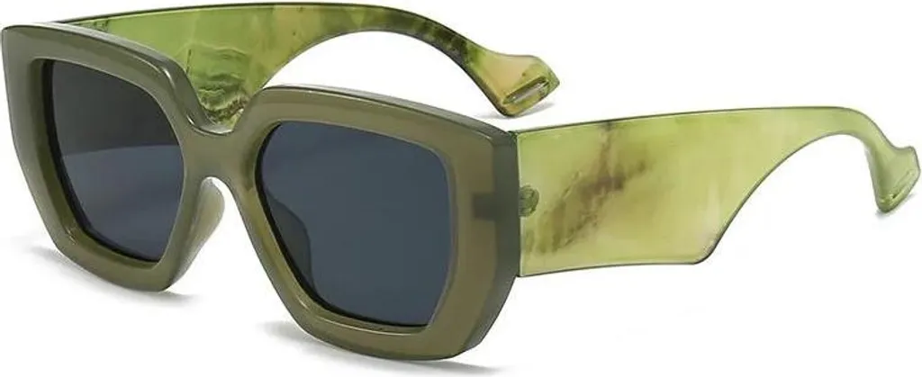 Occhiali Sportivi Eleganti Verde Scuro - Filtro UV 400 Alta Qualità