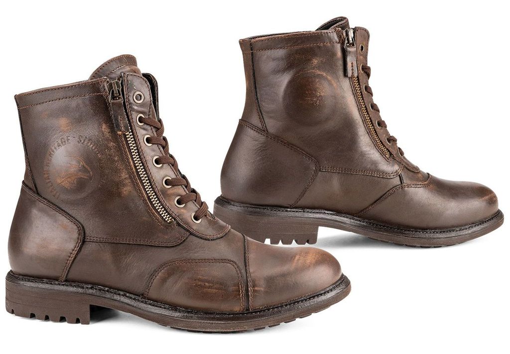 Falco Aviator Motorradstiefel, braun, 47