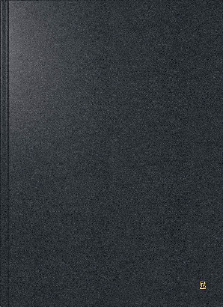 Buchkalender 787 A4 1 Tag/Seite Nappa Leder schwarz 2027 Produktbild 