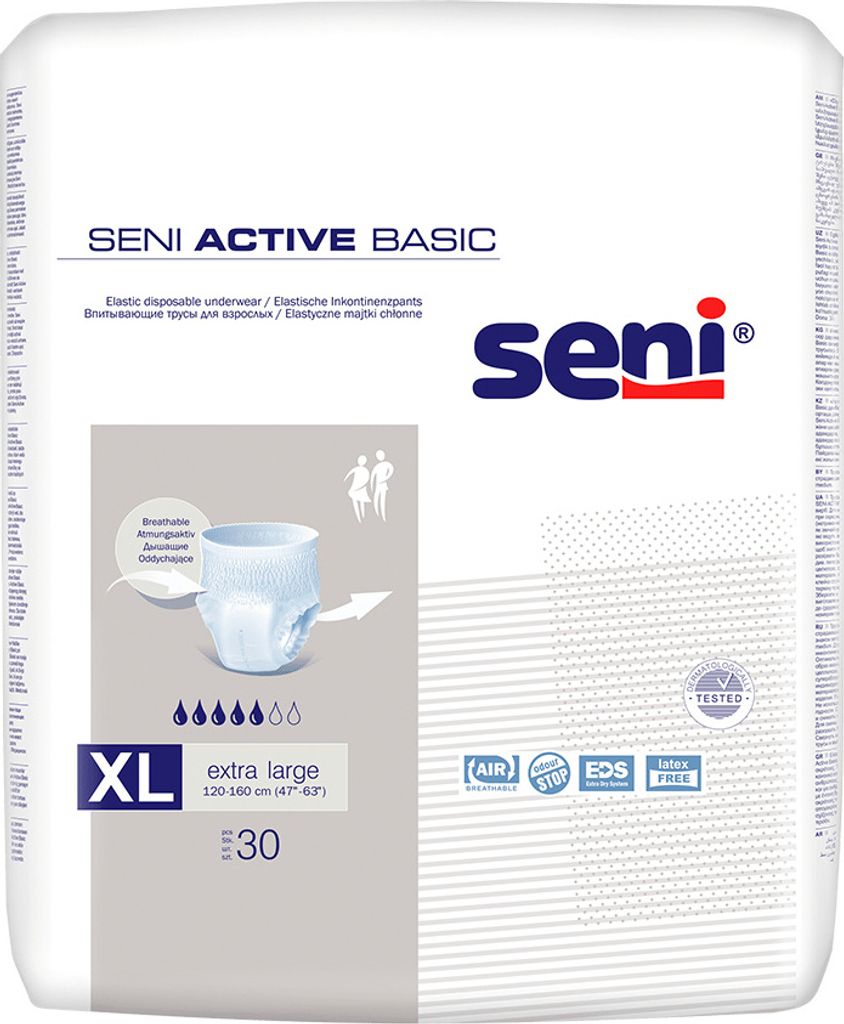 Seni Active Basic Inkontinenzpants XL 30 St Produktbild 