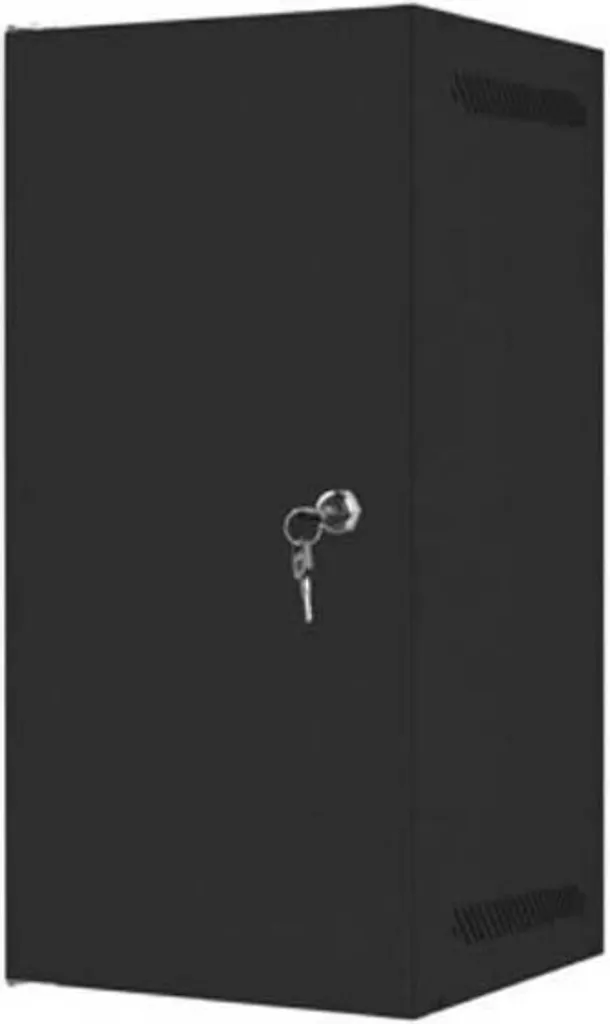 Coffret Mural 12U 10 Pouces Lanberg FlatPack avec Porte Métallique Noire - 6