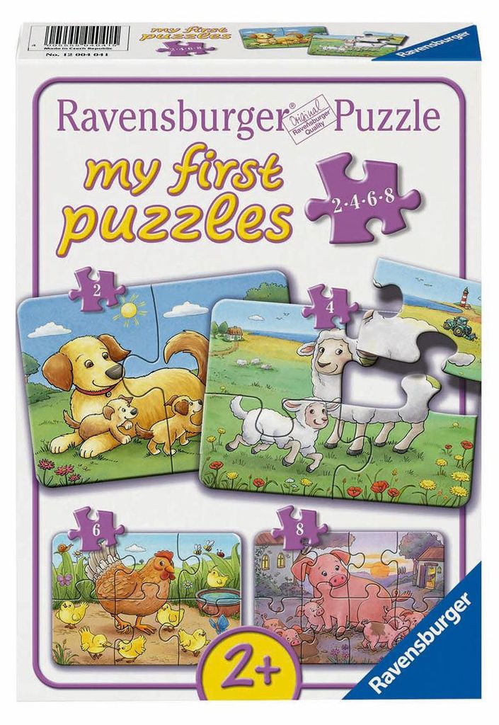 Puzzle Ravensburger Mes premiers puzzles 4 en 1 Animaux de Image du produit 