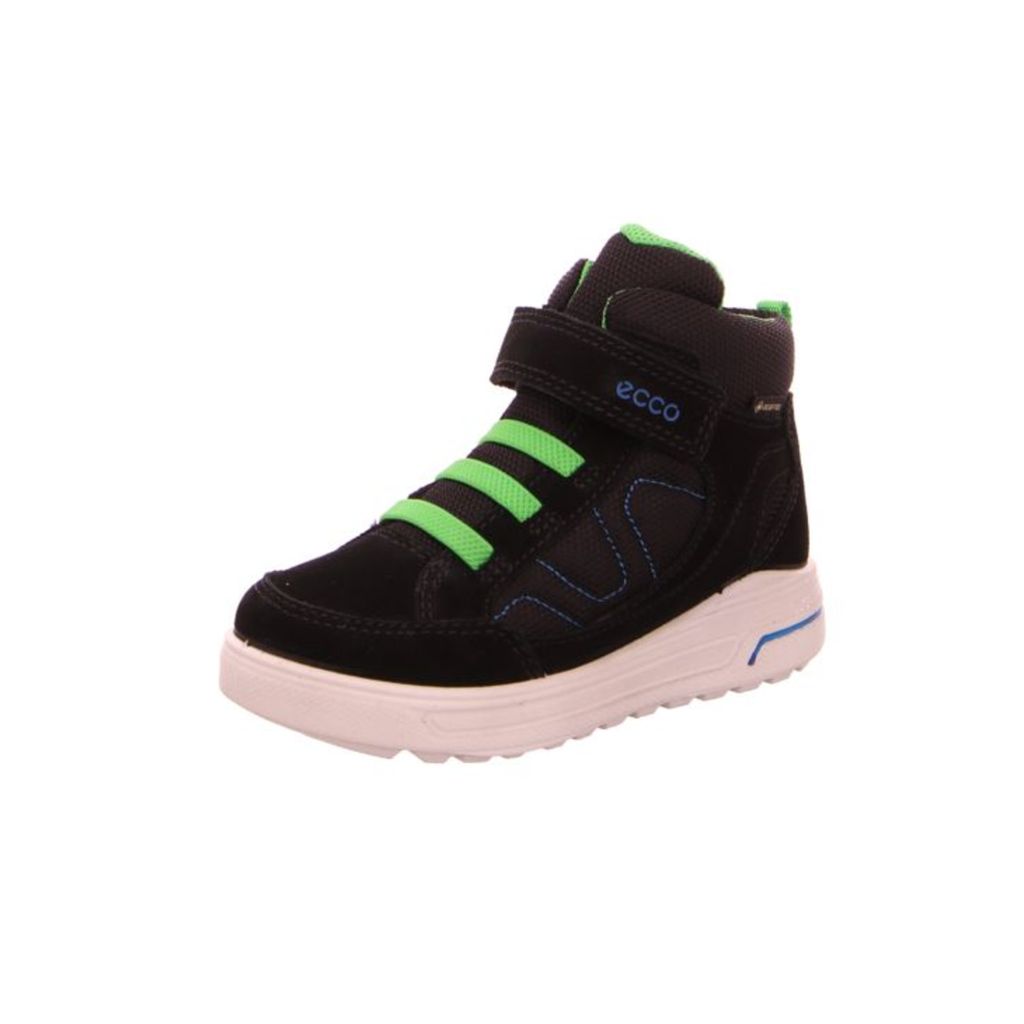 Ecco Urban Snowboarder Jungen Klettstiefel in Schwarz, Größe 27