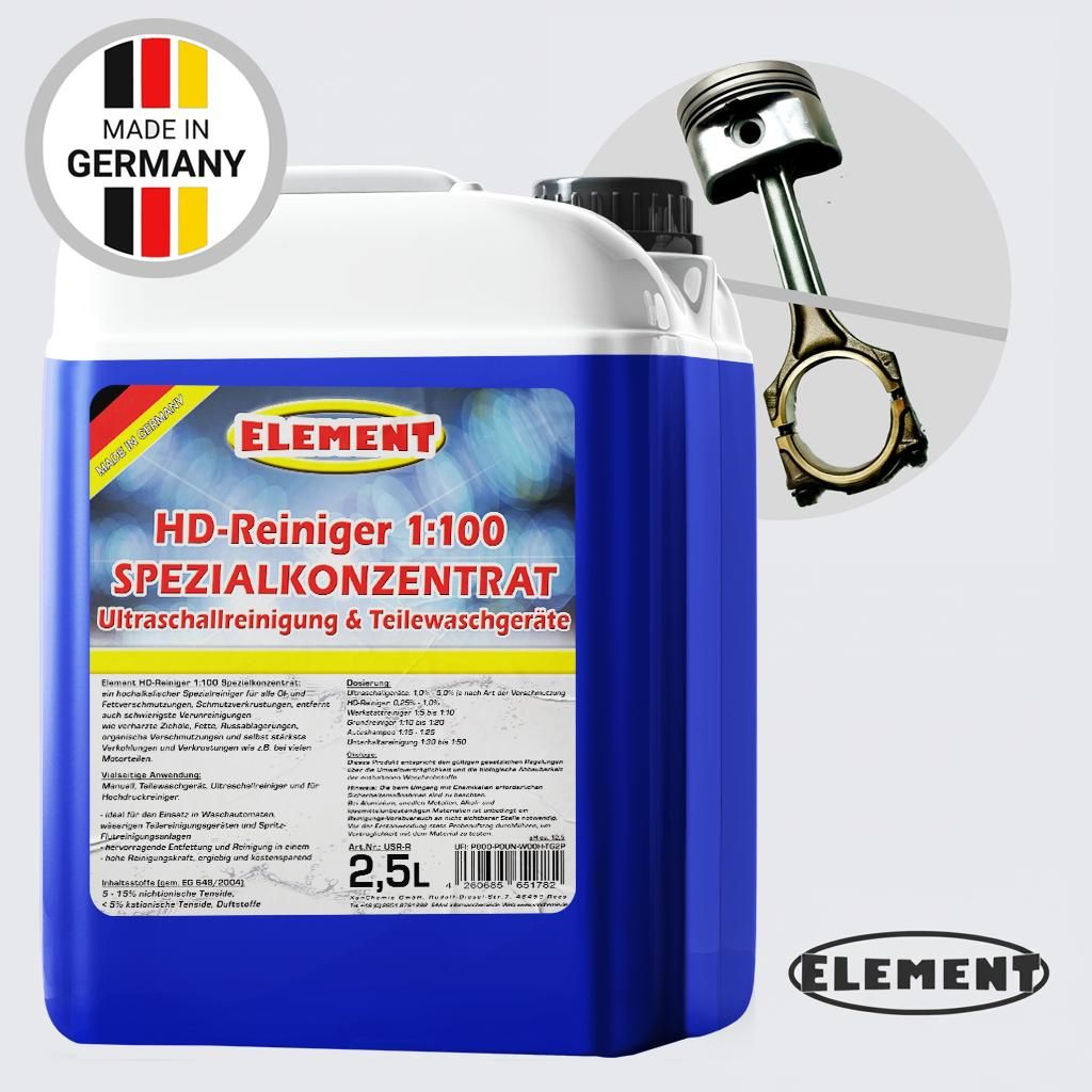 Element Ultraschallreiniger | 2.5 Liter | Konzentrat 1:100 Produktbild 