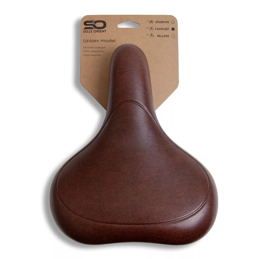 Selle Orient E-comfort Unisex-Sattel 260 x 214 mm Braun