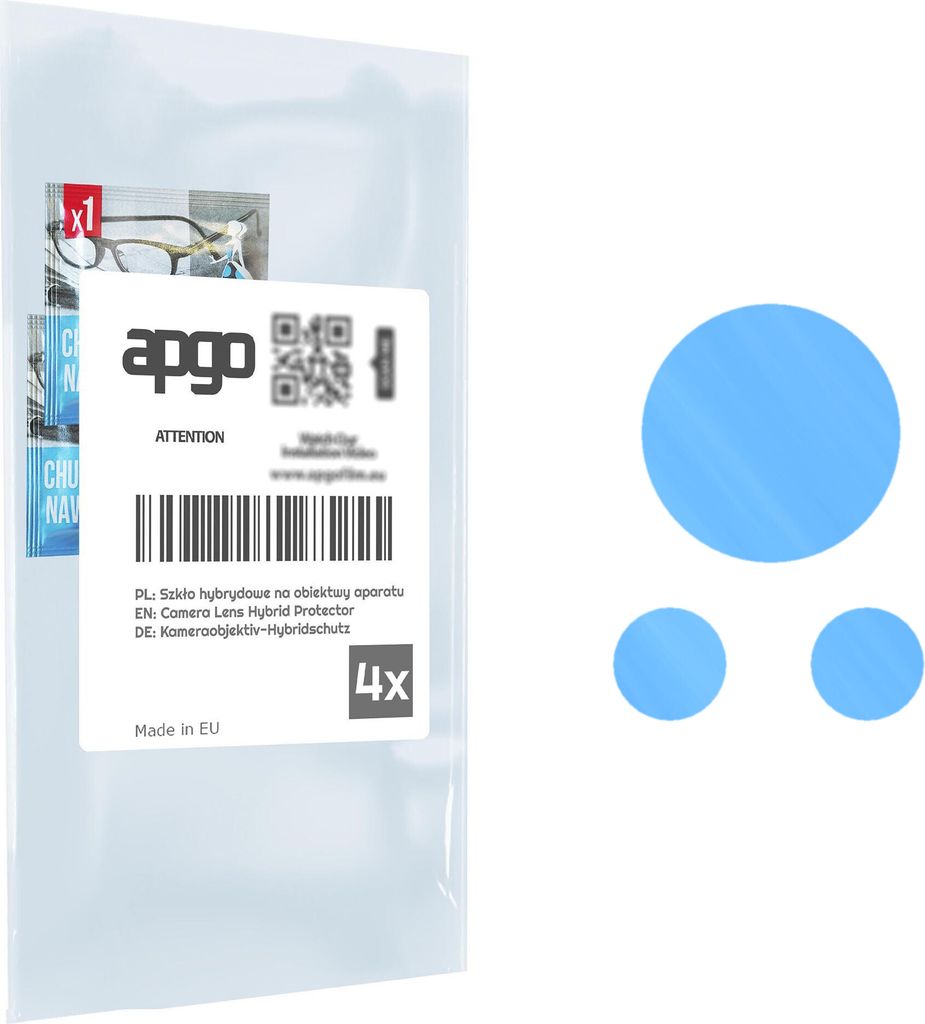 apgo 4 Stück Linsenschutz Kamera Schutzglas für Xiaomi 12X Kameraschutz, 9H Kameraobjektiv Camera Lens Protector