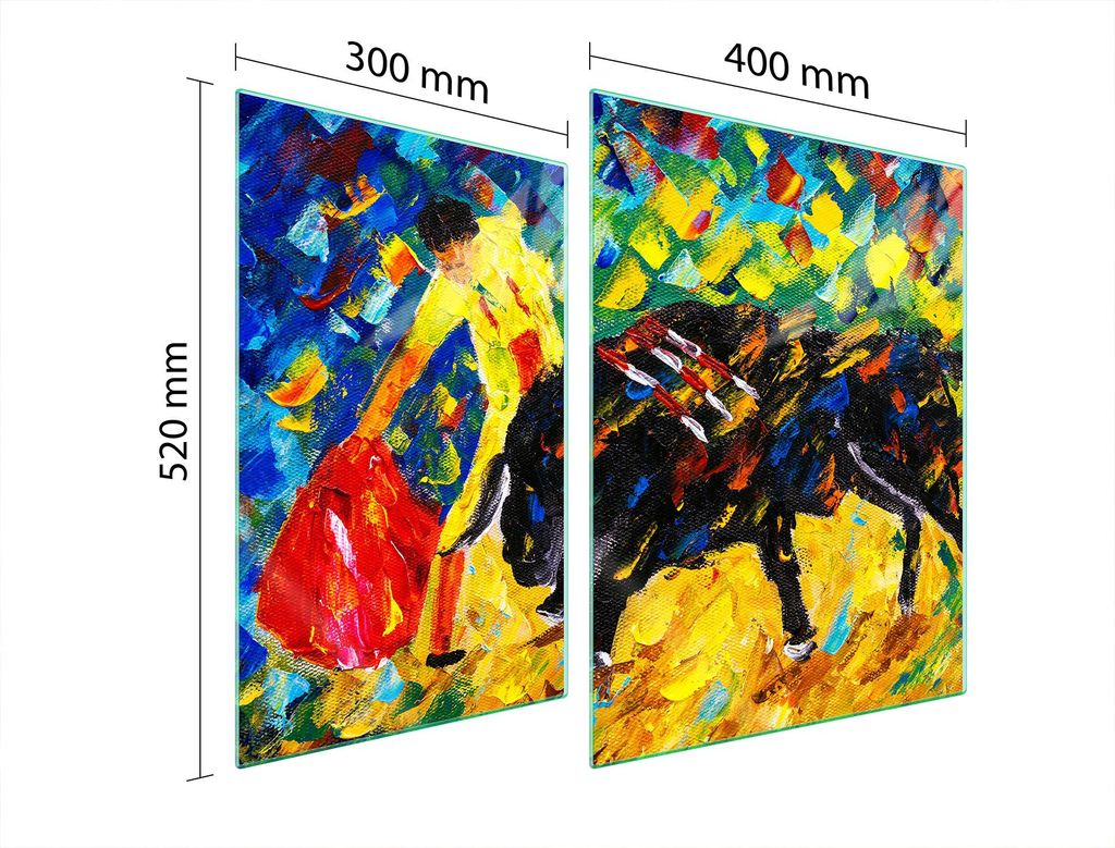 Glasschutzplatte Für Herd 70X52 Byk