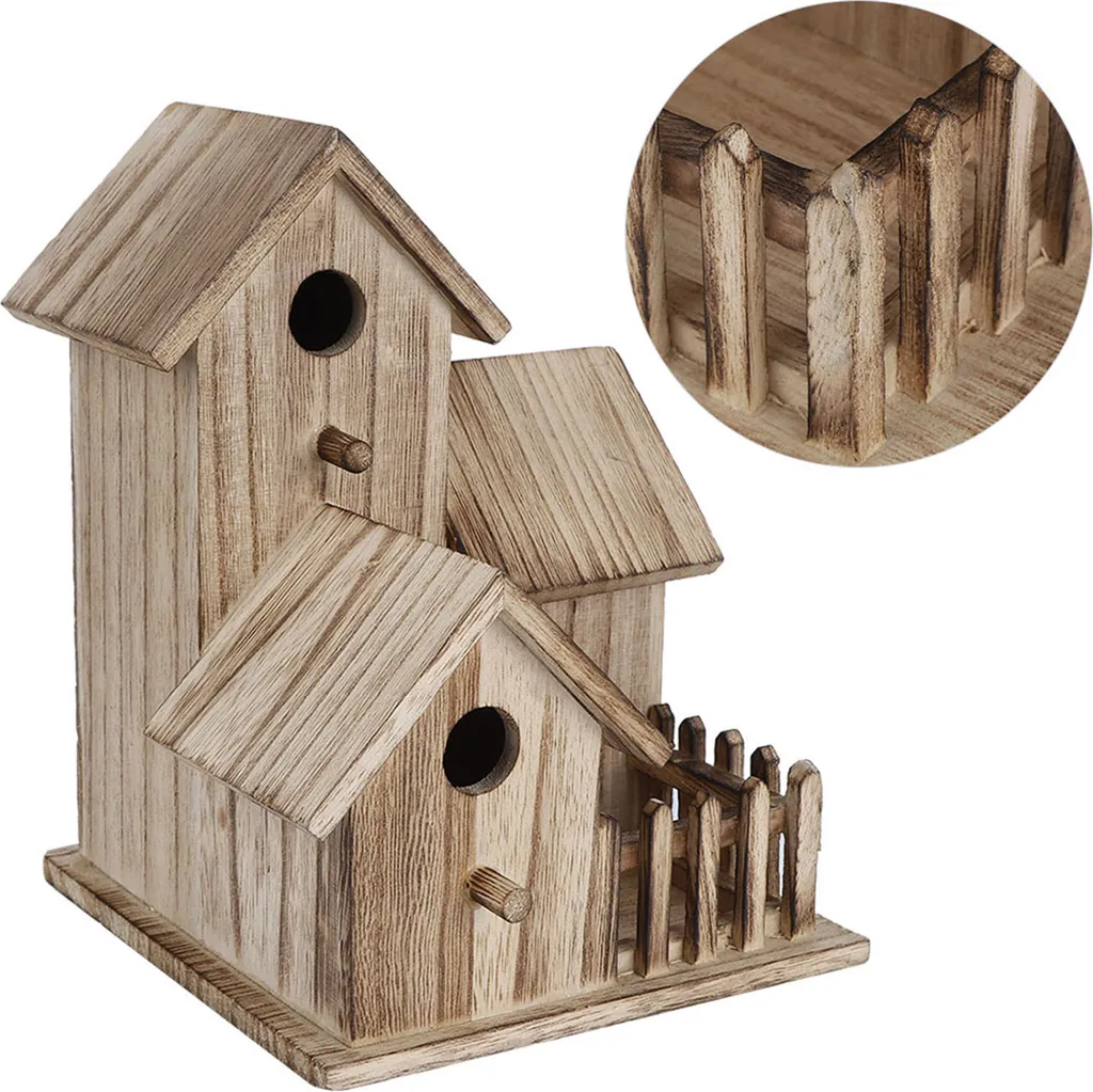 Nichoir à oiseaux anti-prédateurs en bois - Protégez votre nid d'oiseaux