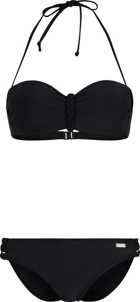 Buffalo Bügel-Bandeau-Bikini schwarz Größe 42 Cup D