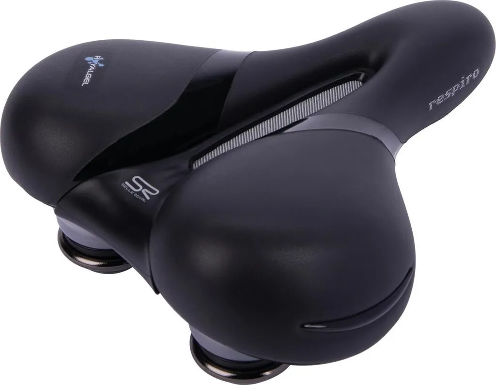 Selle de Vélo Confortable pour Position Droite - Selle Royal Respiro Noir