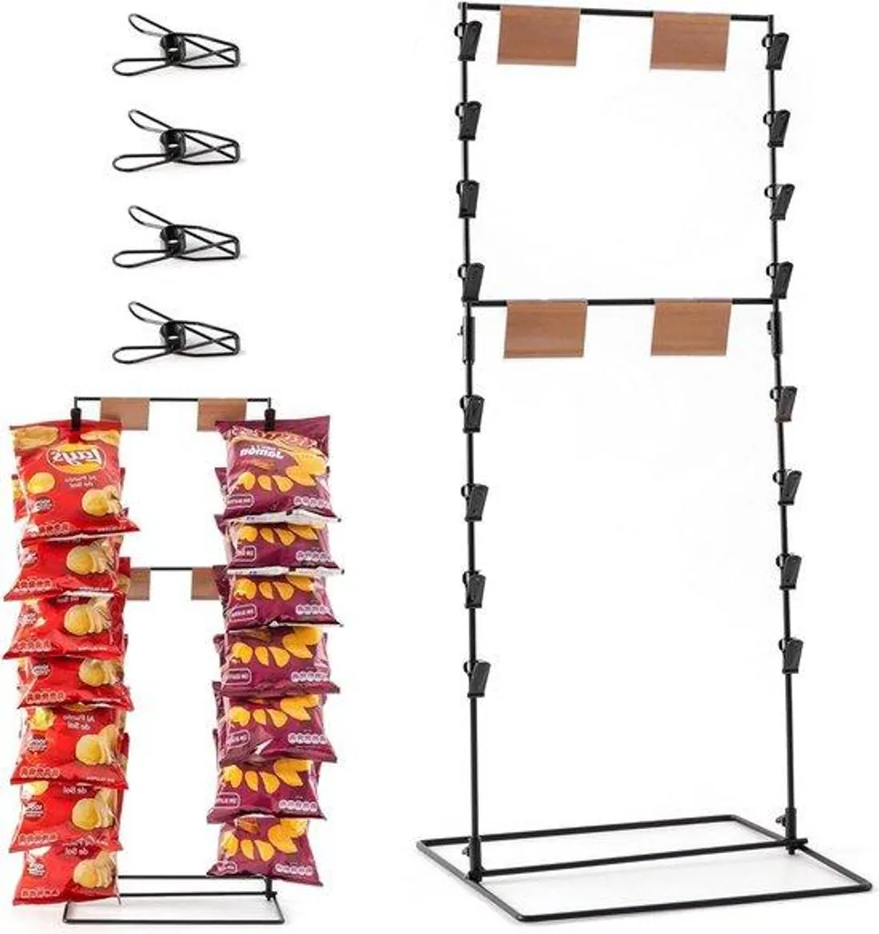Support à collations ergonomique avec paniers amovibles pour la cuisine