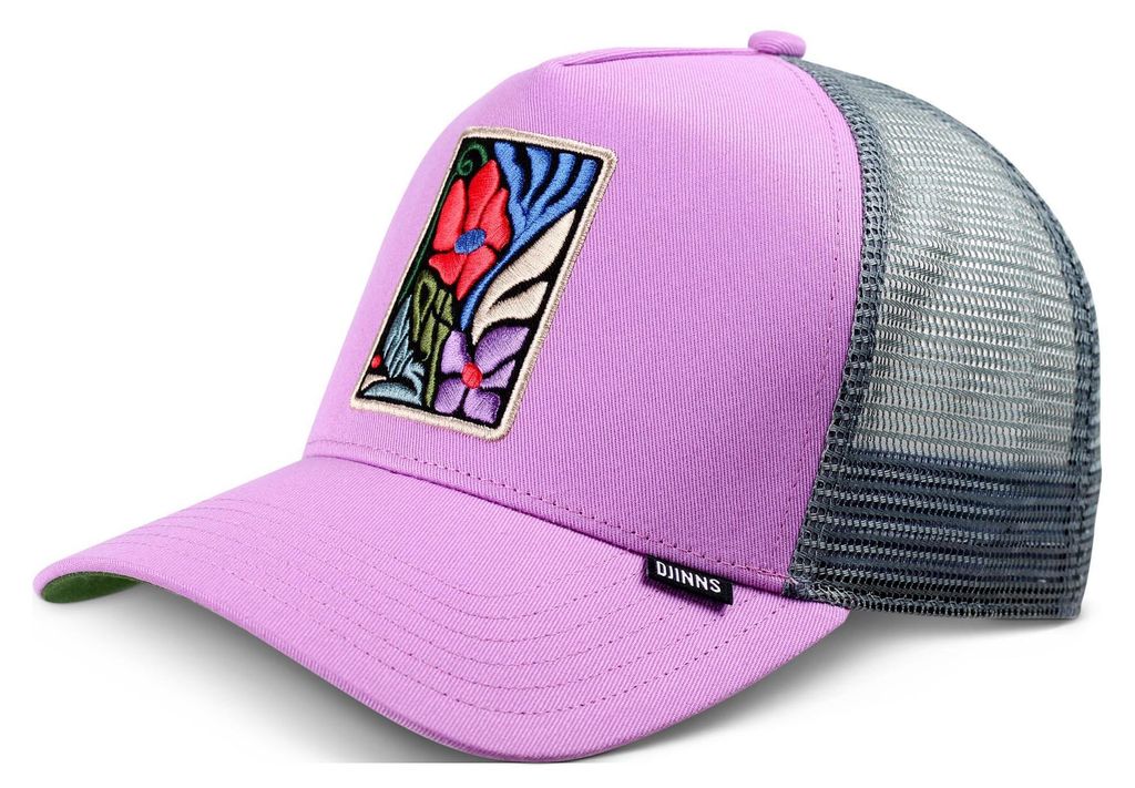 DJINNS Trucker Cap HFT M-Flowers violet Produktbild 