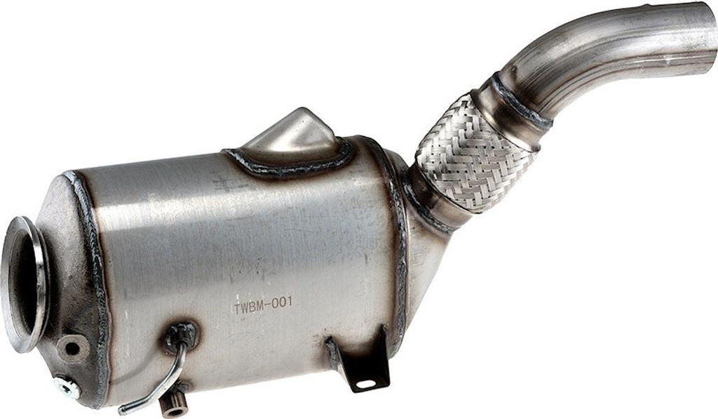 Filtr pevnych castic, vyfukovy system