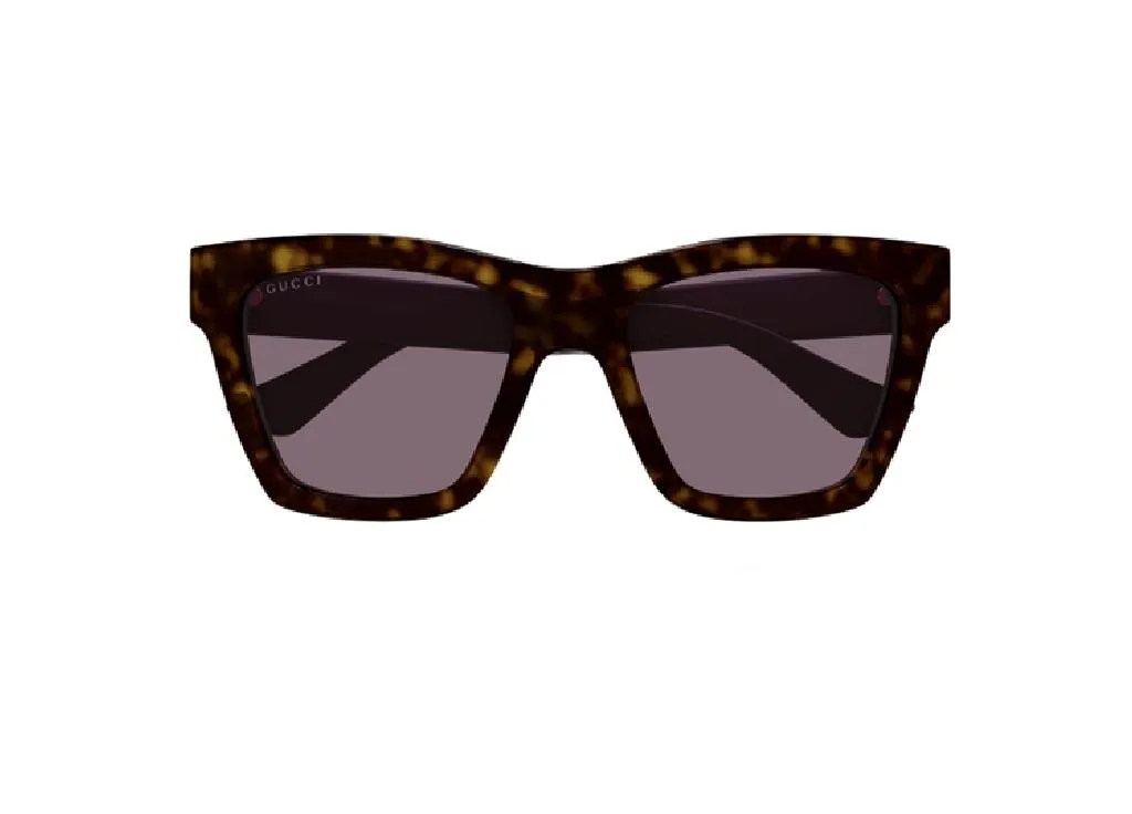 Lunettes de soleil de luxe Gucci GG1714S monture écaille et violettes
