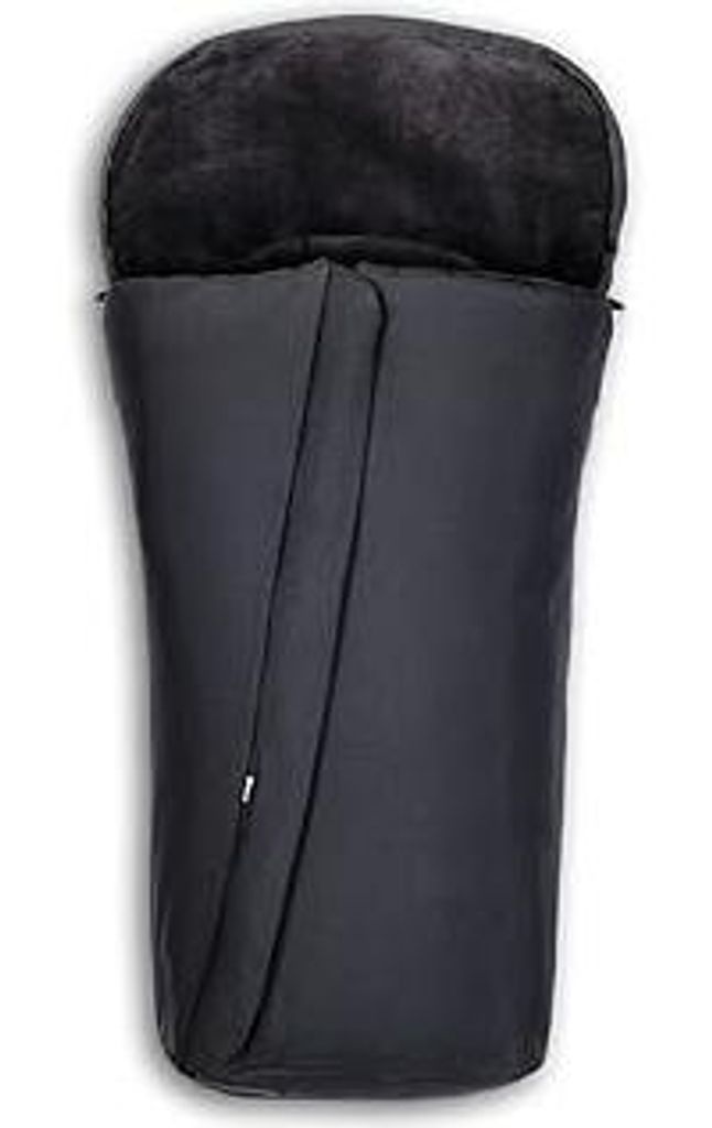 hauck Universal Fußsack für Buggys, Kinderwagen & Fahrradanhänger, Warm mit Fleece Innenfutter, Anti-Rutsch, 2 Wege Reißverschluss, Kapuze, Was...