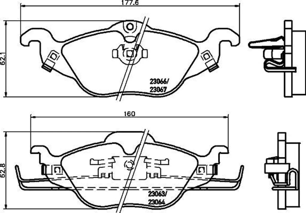 Plaquettes de frein HELLA silencieuses et durables pour Opel Astra G