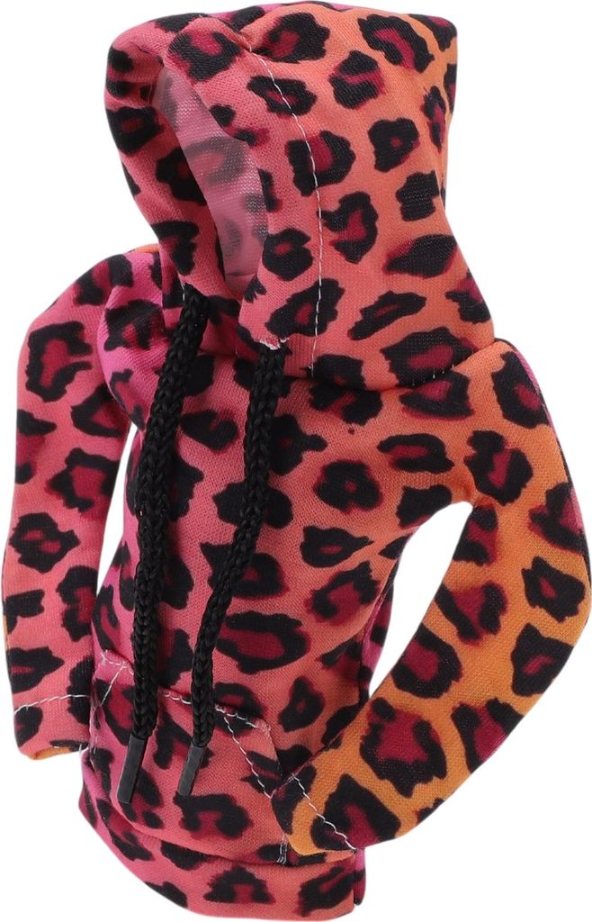 Auto SUV LKW Getriebeschaltknaufabdeckung Automobilisches manuelles Schaltgriff-Handschutz-Leoparddruck Orange, Pink 1 Stück 17x11.5cm/6.69"x4.53"...