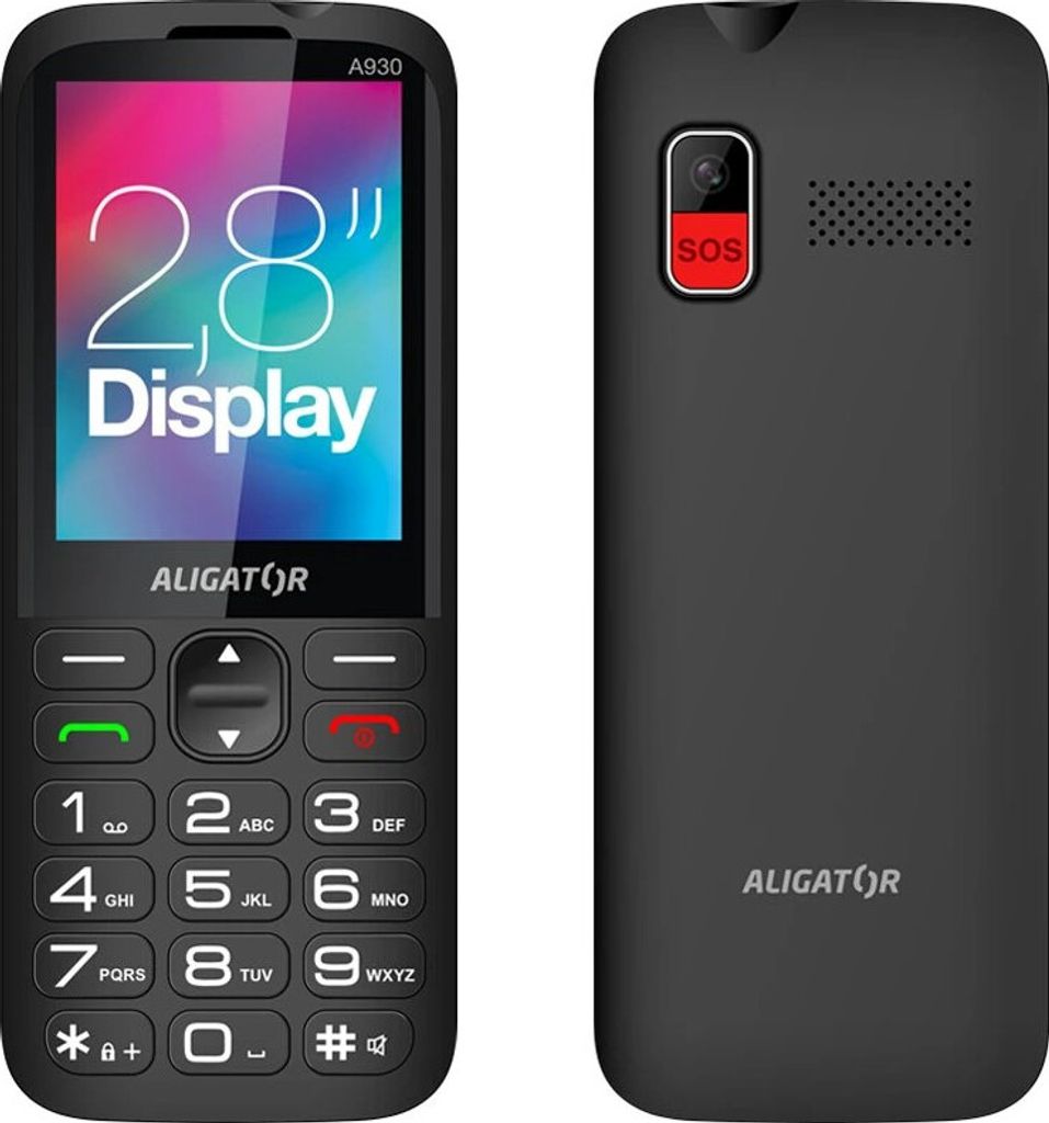 ALIGATOR A930 GPS Senior schwarz st.nab. Produktbild 