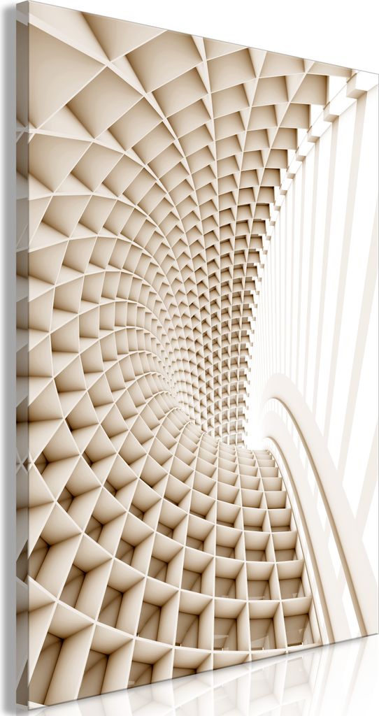 Italienischer Leinwand Leinwandbild - Telemark (1 Part) Vertical 40x60 cm 3D n-B-0057-b-a