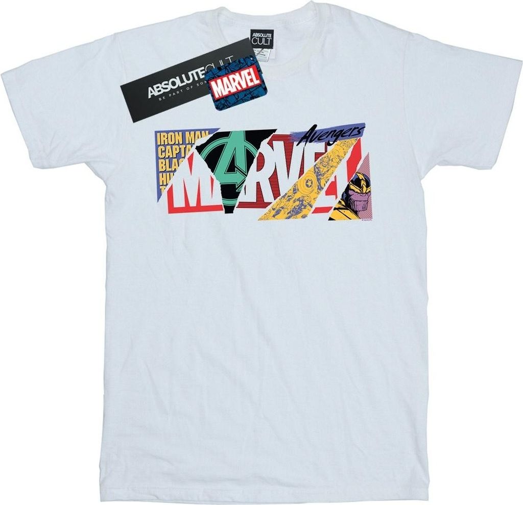 Marvel - T-Shirt für Damen BI40908 (3XL) (Weiß)