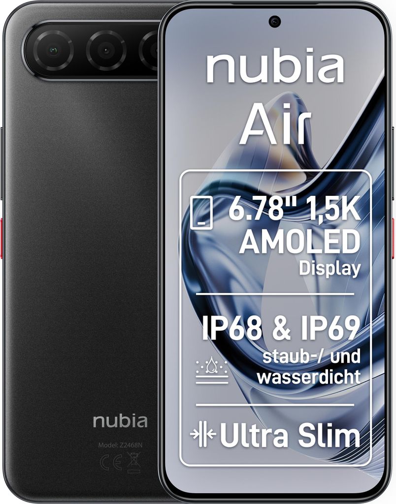 Nubia Z2468N, 17,2 cm (6.78"), 20 GB, 256 GB, 50 MP, Obrázek produktu 