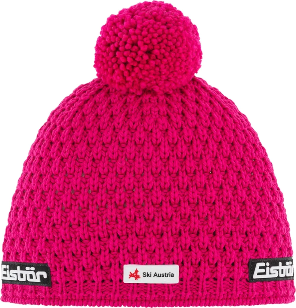Bonnet anti-froid sans démangeaison Eisbär rose coupe-vent mix