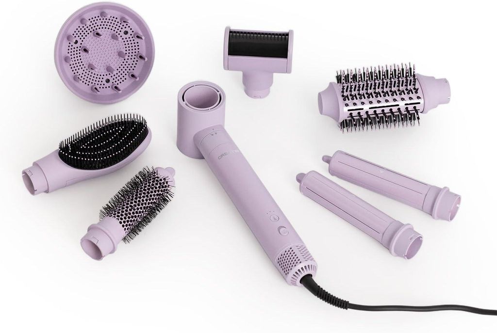 STYLER PRO 8-in-1-Ionen und Stylingbürste DC Brushless Motor, 2 Geschwindigkeiten, 8 Aufsätze, 3 Temperaturen, Kühlfunktion, Aufbewahrungsbox, 1...