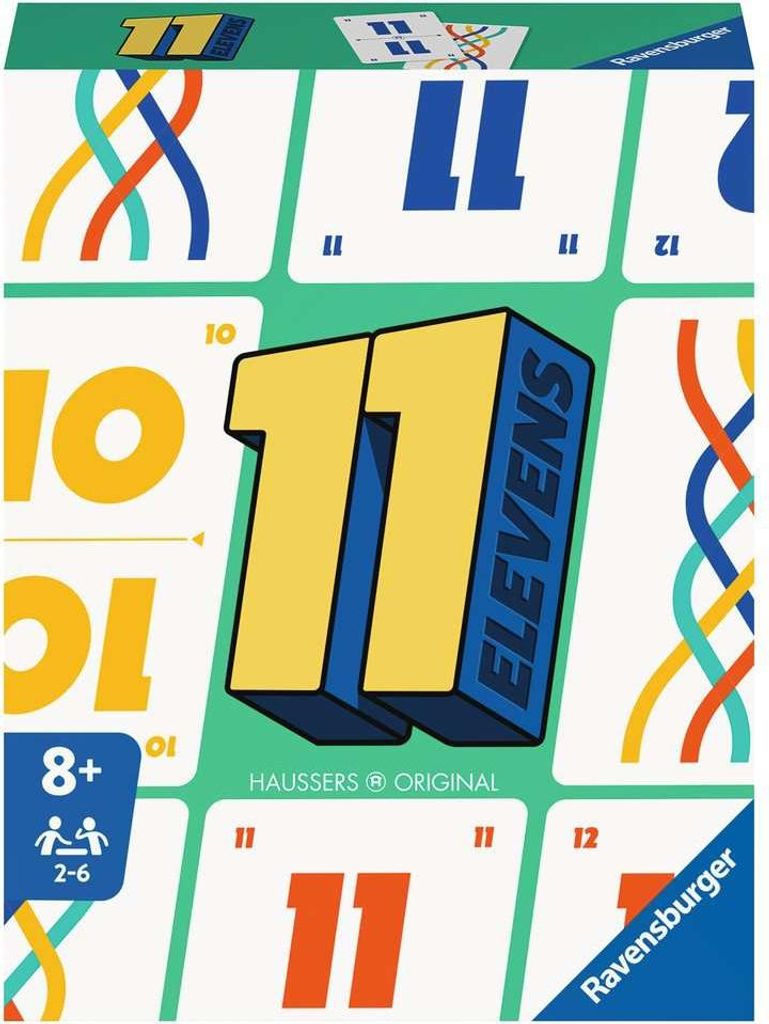 Ravensburger Kartenspiel Elevens Familienspiel - strategisches Rechnen