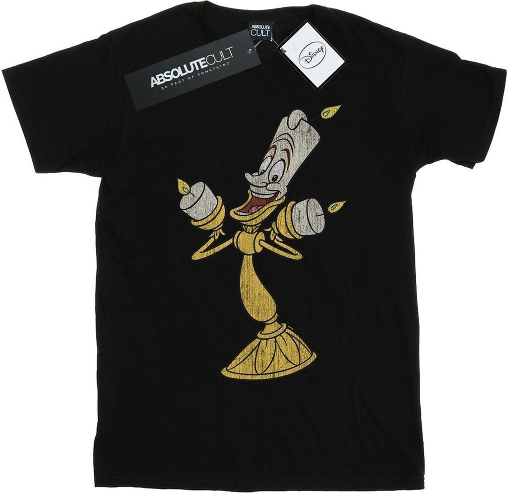 Disney - "Beauty And The Beast" T-Shirt für Herren BI19389 (S) (Schwarz)