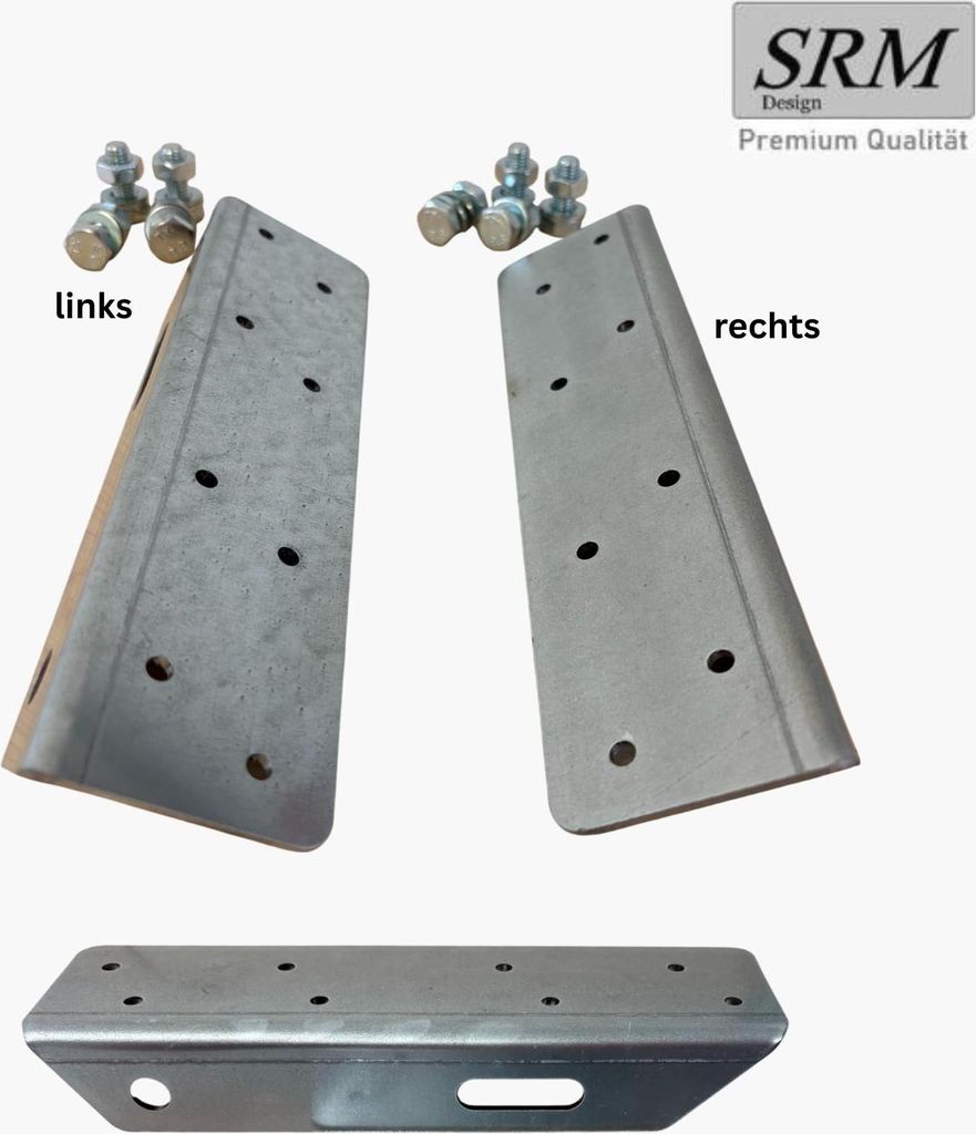 Stufenkonsole für Treppen – Wand- oder Wangenmontage, Produktbild 