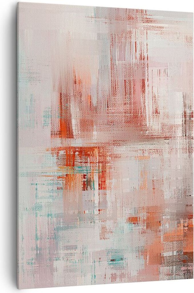 Bild auf Leinwand - Leinwandbild - Einteilig - Verschwommen Abstraktion Modern - 70x100cm - Wand Bild - Wandbilder - Leinwanddruck - Wanddekoration...