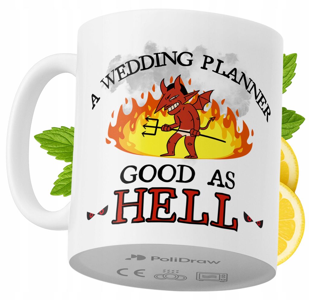 Lustige Tasse für Hochzeitsplaner - Kaffee- oder Teetasse mit witzigem Textdesign - ideal für Geburtstage, Namenstage, Feiertage und besondere An...