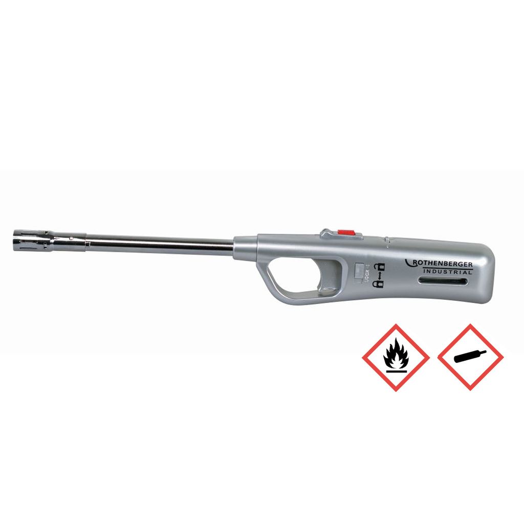 Gasanzünder sturm- u. kindersicher