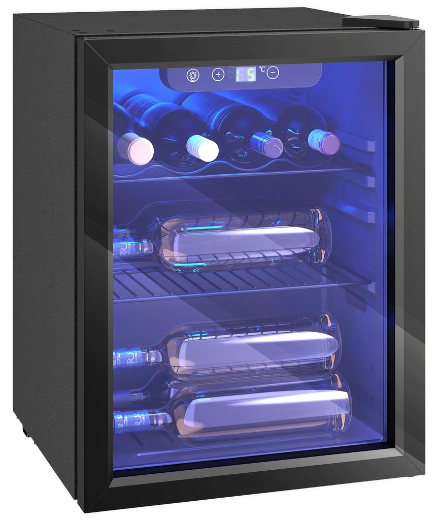 HOMCOM Weinkühlschrank 16 Flaschen 48 Liter Produktbild 