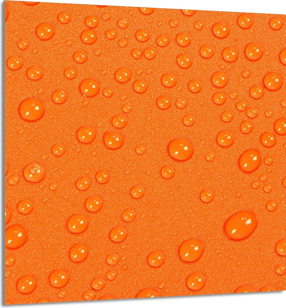 Piatto in Vetro per Cucina 60x65 Gocce - Protezione e Stile in Vetro Temperato