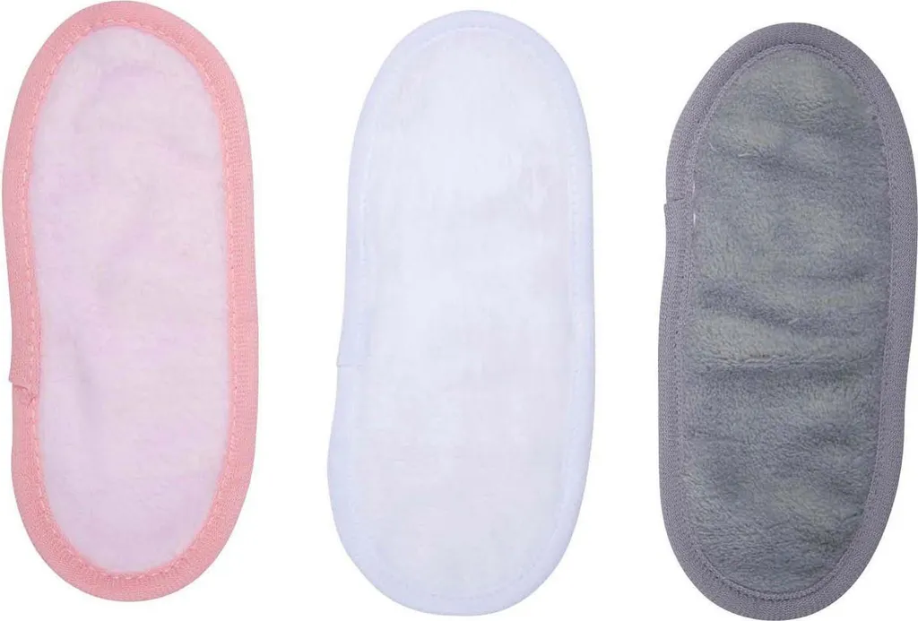 Carrés démaquillants et lingettes nettoyantes visage - Pack de 3 pcs